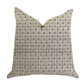 Plutus Circular Ringed Luxury Throw Pillow - Double Sided  22' X 22'
