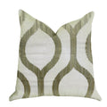 Plutus Morrocan Villa Light Grass Luxury Throw Pillow - Double Sided  20' X 20'