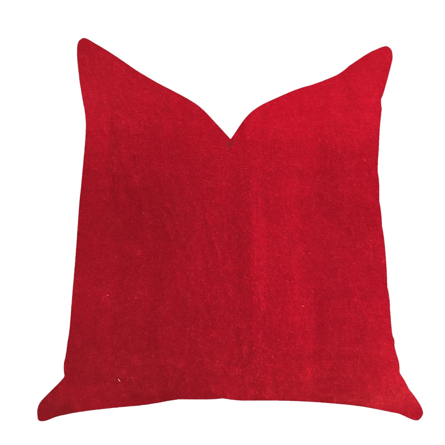 Plutus Amber Rose Luxury Throw Pillow In Red    - Double Sided  18' X 18'