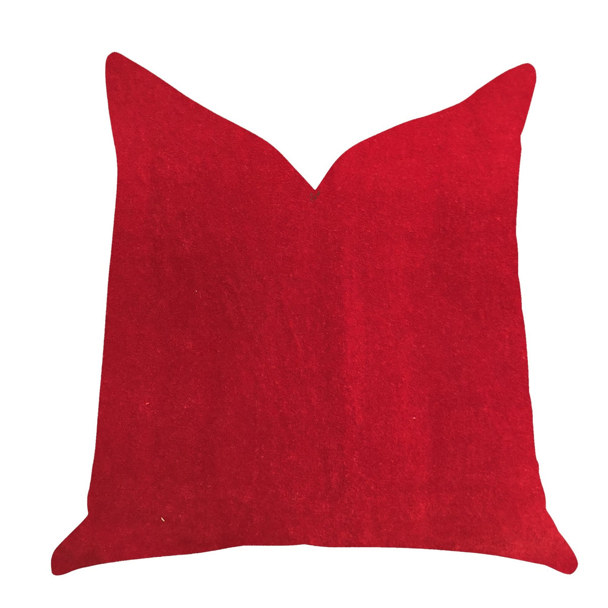 Plutus Amber Rose Luxury Throw Pillow In Red    - Double Sided  20' X 30' Queen