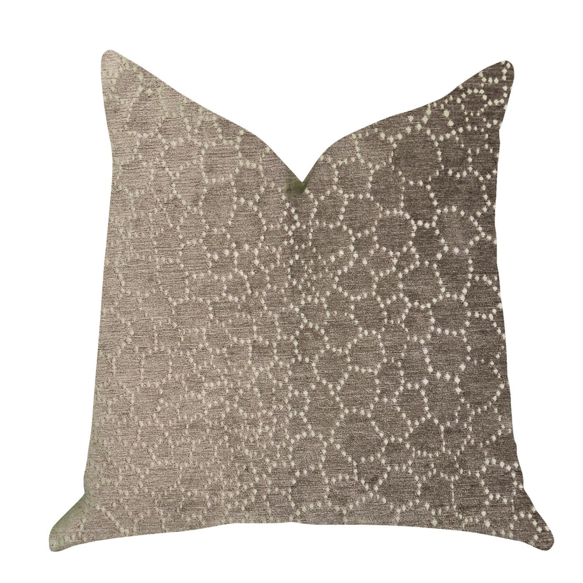 Plutus Bubbly Gal Luxury Throw Pillow In Beige Tones - Double Sided  12' X 25'