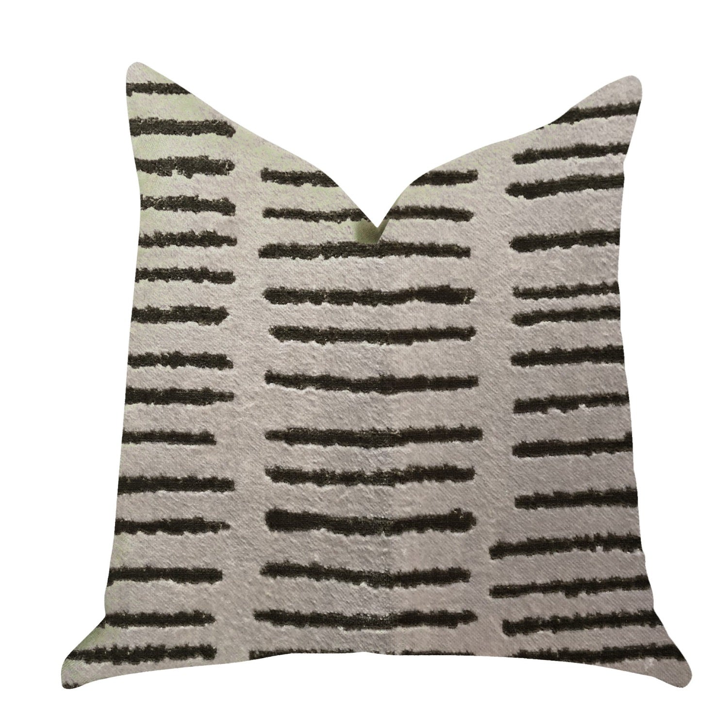 Plutus Poetry Lounge  Luxury Throw Pillow In  - Double Sided  16' X 16'