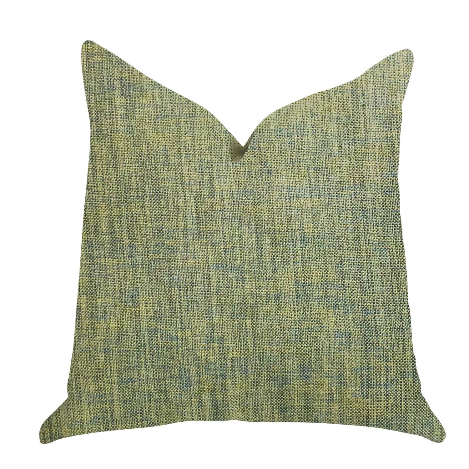 Plutus Mango Bliss Luxury Throw Pillow In Green And Yellow Tones - Double Sided  12' X 25'