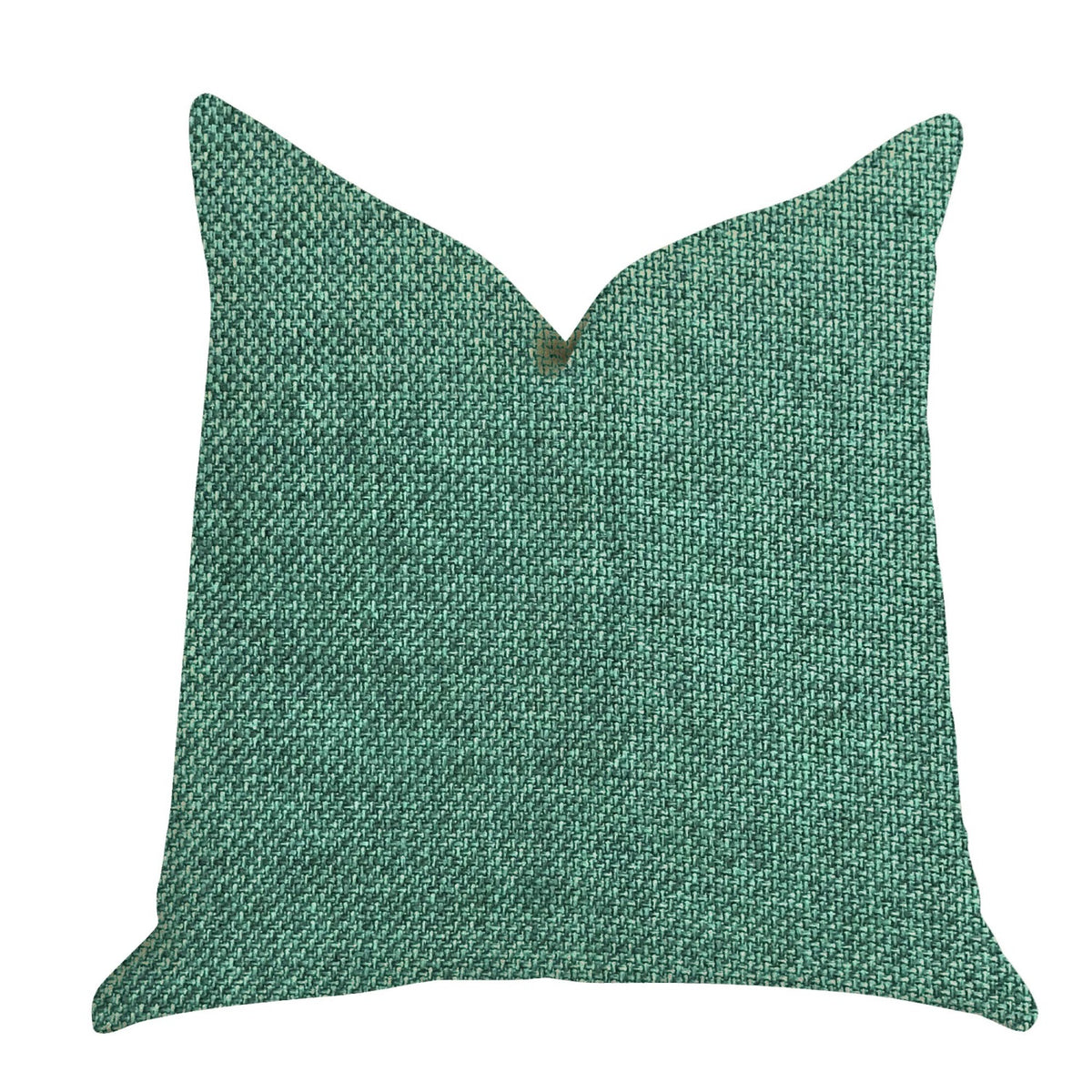Plutus Grass Seed Luxury Throw Pillow In Green  - Double Sided  20' X 36' King
