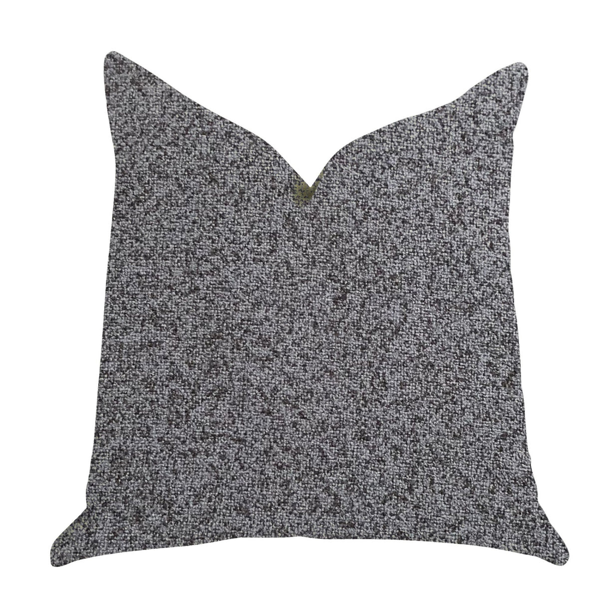 Plutus Gray Dove Luxury Throw Pillow In Gray Tones - Double Sided  20' X 20'