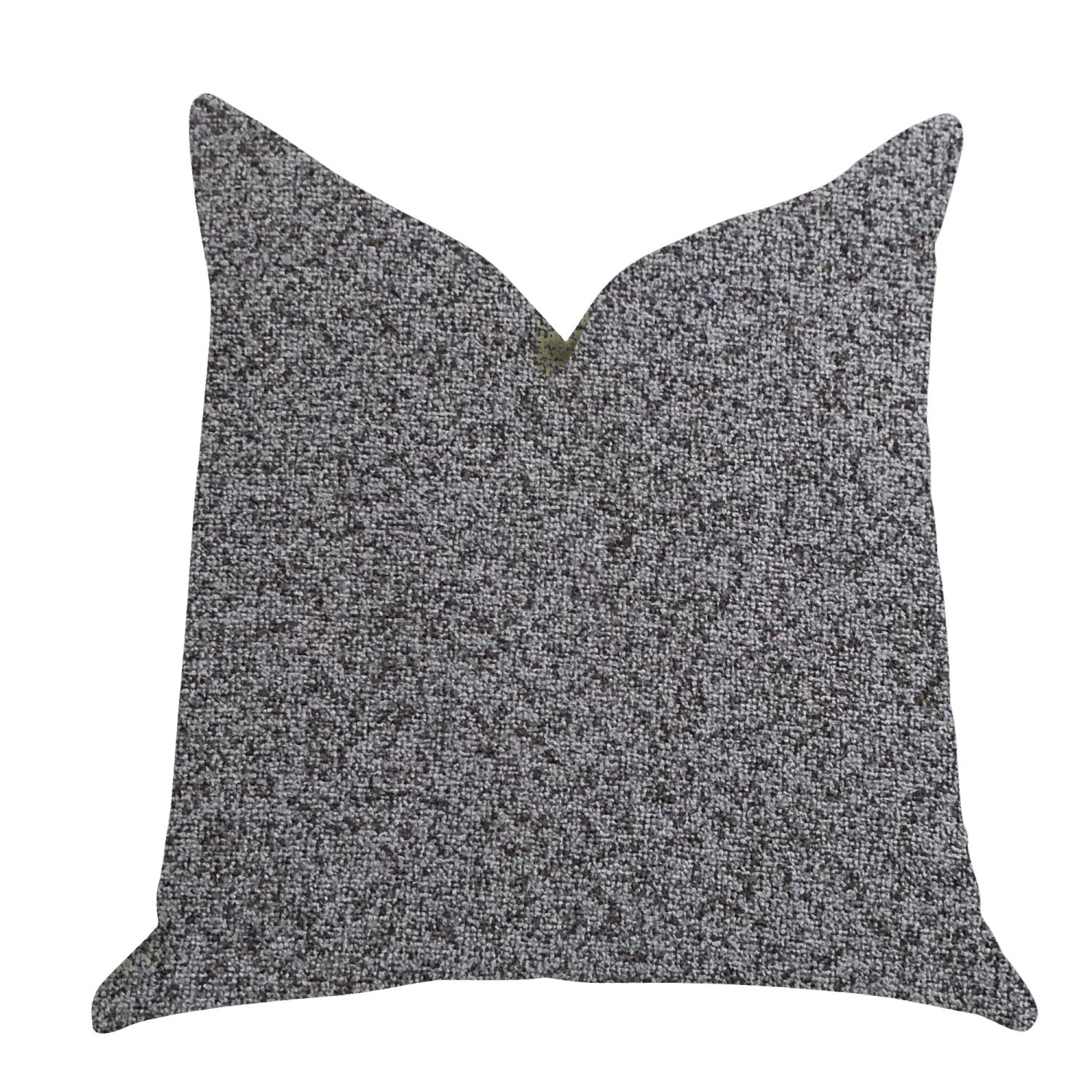 Plutus Gray Dove Luxury Throw Pillow In Gray Tones - Double Sided  20' X 20'