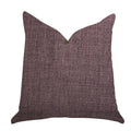 Plutus Grape Seed Luxury Throw Pillow In Purple Tones - Double Sided  20' X 36' King