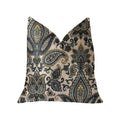 Plutus Tulip Safari Multicolor Luxury Throw Pillow - Double Sided  18' X 18'