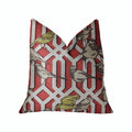 Plutus Bird Forest Multicolor Luxury Throw Pillow - Double Sided  18' X 18'