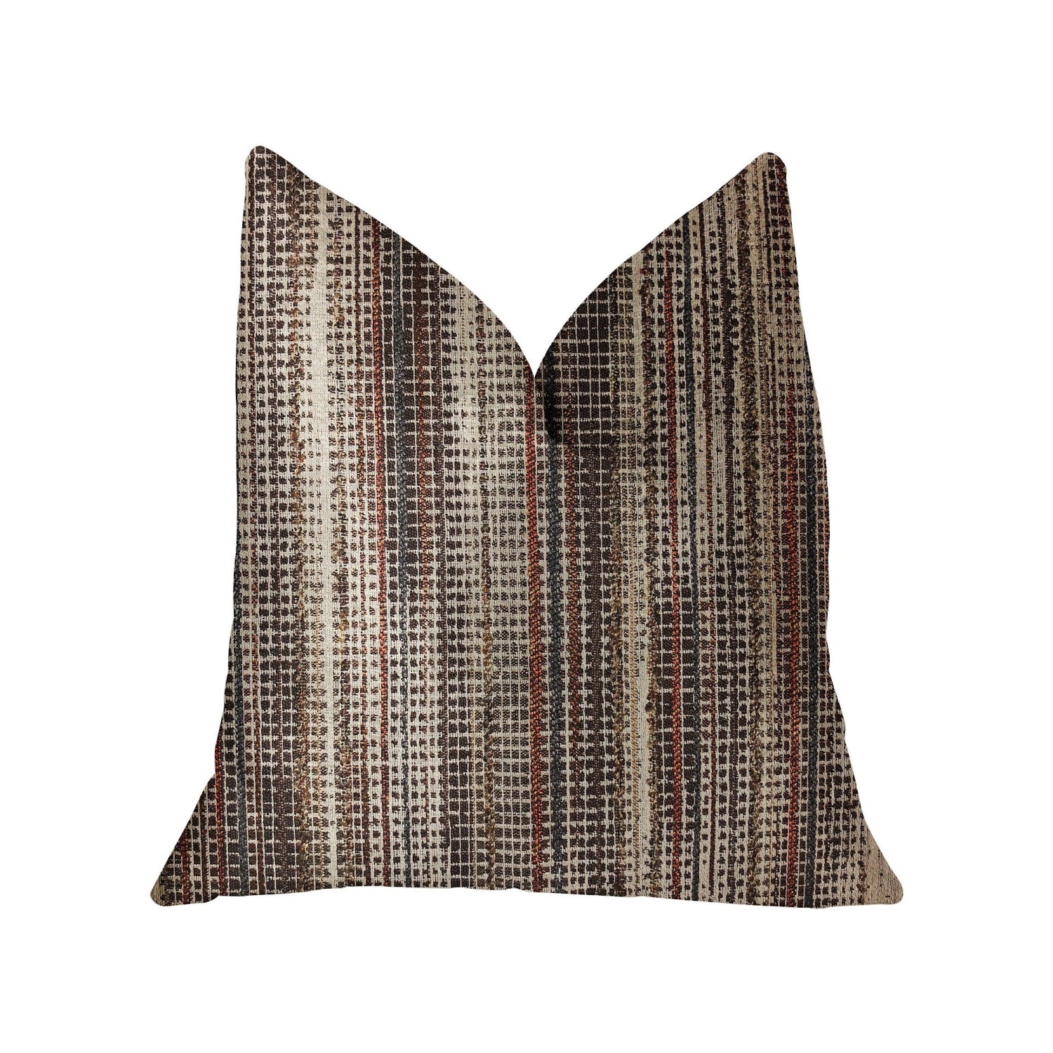 Plutus Felicity Multicolor Luxury Throw Pillow - Double Sided  26' X 26'
