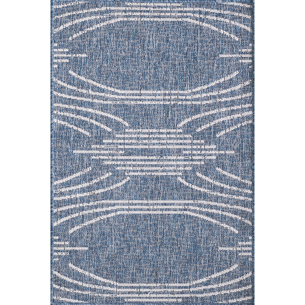Provo 5781 Blue Contempo Area Rug, Size  710 Inch  Round