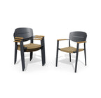 Gin 5-Piece Wicker Dining Set