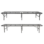 Queen size Black Metal Platform Bed Frame