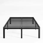 Queen Heavy Duty Metal Bed Frame with Round Edge Legs - 2,000 lb. Max Weight
