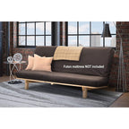 Queen size Solid Wood Futon Sofa Bed Frame - Made in the USA