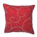 Vickerman 18 x 18 Filigree Scroll Pillow  QTX17315