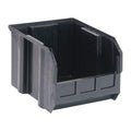 Bin, stacking or hanging, 8-1/4W x 10-3/4D x 7H, front/back/side grips, anti-slide lock, (1) divider slot, rear hanger, molded-i