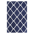 Marja Moroccan Trellis 8X10 Area Rug  Navy And Ivory