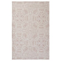 Javiera Contemporary Moroccan Area Rug  Plush, Stain Resistant, Easy To Maintain  8X10 Ivory & Cameo Rose