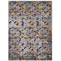 Laleh Geometric Mosaic 4X6 Area Rug  Multicolored