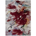 Blume Abstract Floral 4X6 Area Rug  Multicolored