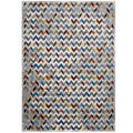 Gemma Chevron Mosaic 4X6 Area Rug  Multicolored
