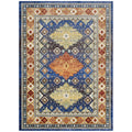 Atzi  Distressed Southwestern Diamond Floral 5X8 Area Rug  Multicolored