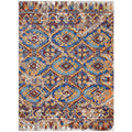 Centehua Distressed Southwestern Aztec Area Rug  Vibrant Design, Stain Resistant, 8X10 Size, Ideal For Home Decor, Multiple Are