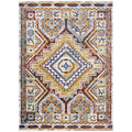 Florita Distressed Southwestern Aztec 4X6 Area Rug  Multicolored