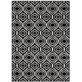 Sophisticated Frame Transitional Moroccan Trellis Area Rug  Durable, Stain Resistant, Easy To Clean  Gripping Rubber Bottom