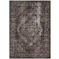 Gamela Rustic Vintage Ornate Floral Medallion 5X8 Area Rug  Antique Light And Dark Brown