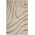Surge Swirl Abstract Indoor/Outdoor Area Rug  Durable Polypropylene, Low Pile Weave, Rubber Bottom, Fade & Stain Resistant  8X