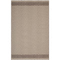Optica Chevron With End Borders 8X10 Indoor/Outdoor Area Rug  Durable, Soft, Fade & Stain Resistant  Perfect For Hightraffic
