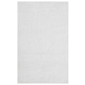 Enyssa Solid 5X8 Shag Area Rug  Ivory White