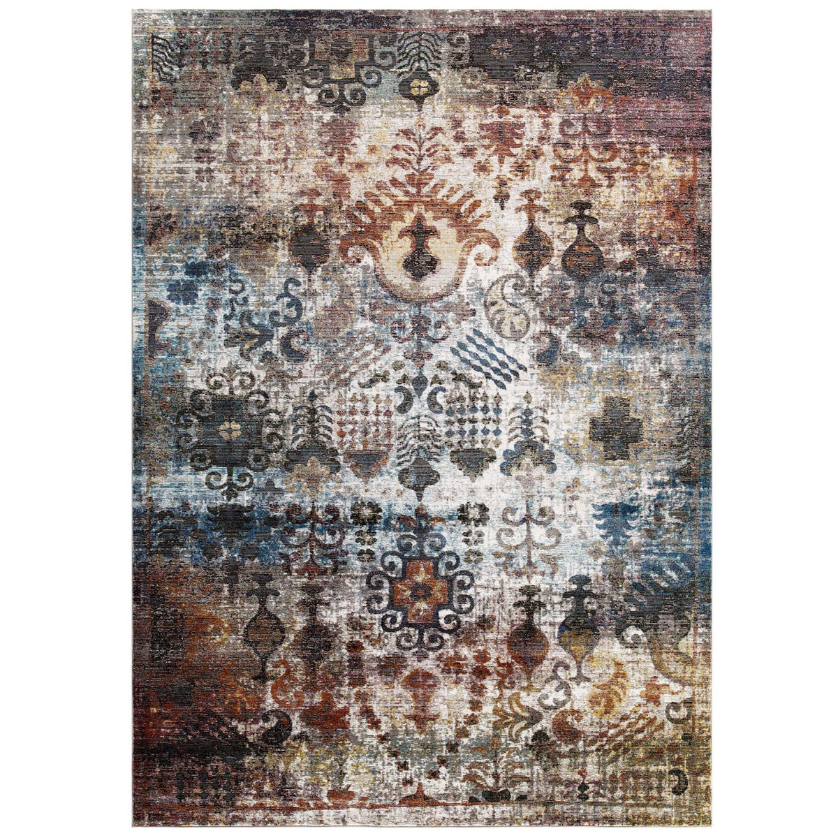 Success Tahira Transitional Distressed Vintage Floral Moroccan Trellis 4X6 Area Rug  Elevate Your Space With Exquisite Design