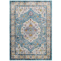 Anisah Distressed Vintage Persian Medallion Area Rug  8X10  Stainresistant, Easy To Maintain  Suitable For Traditional And C