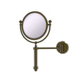 Southbeach Collection Wall Mounted Makeup Mirror 8 Inch Diameter With 2X Magnification  Sb4/2Xabr