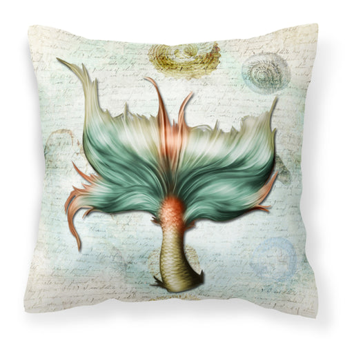 'Caroline'S Treasures Sb3039Pw1414 Mermaids And Mermen Mermaid Tail Decorative Pillow, Large, Multicolor'