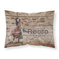 'Caroline'S Treasures Sb3055Pillowcase Rodeo Cowgirl Barrel Racer Moisture Wicking Fabric Standard Pillowcase, Large, Multicolo