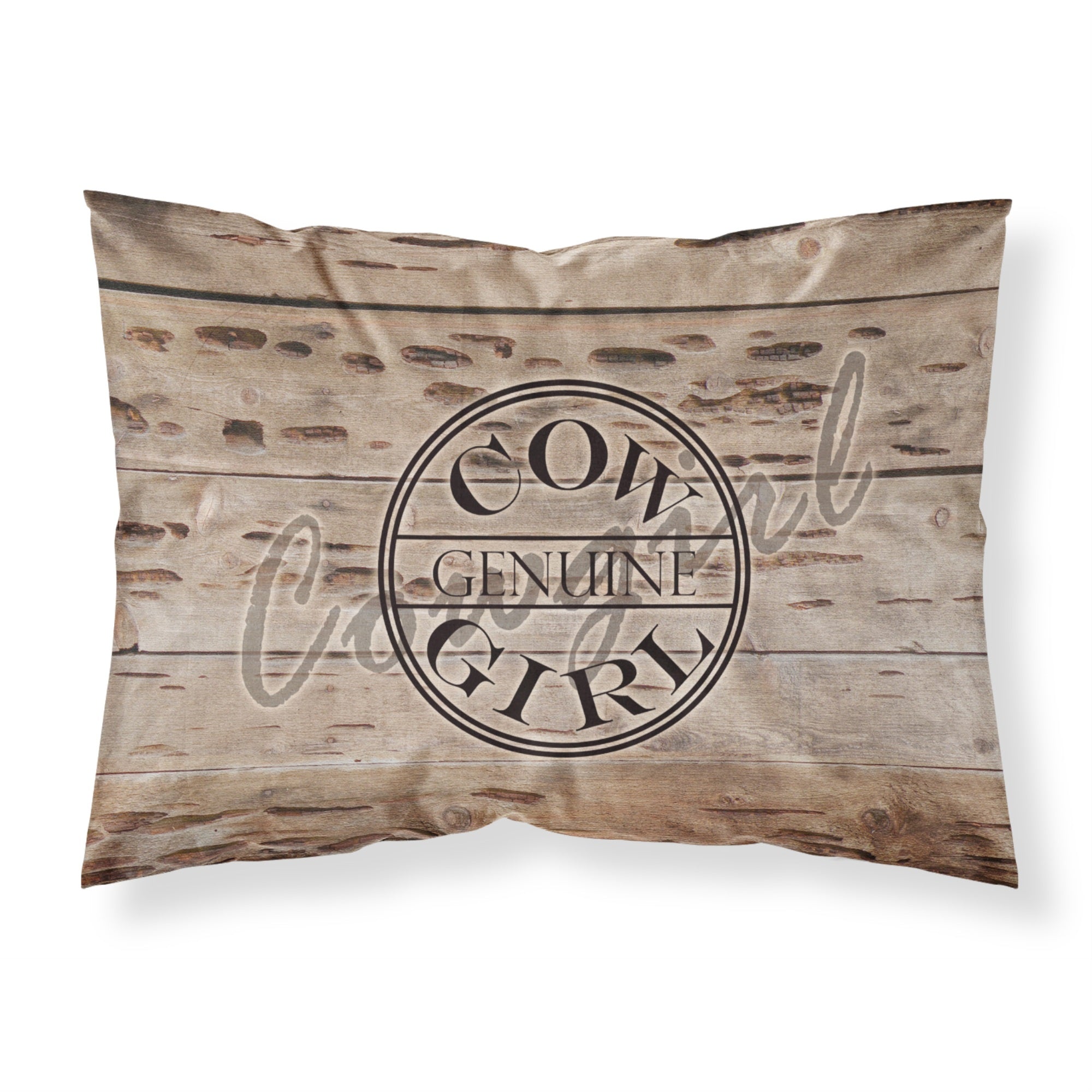 'Caroline'S Treasures Sb3056Pillowcase Genuine Cow Girl Branded Moisture Wicking Fabric Standard Pillowcase, Large, Multicolor'