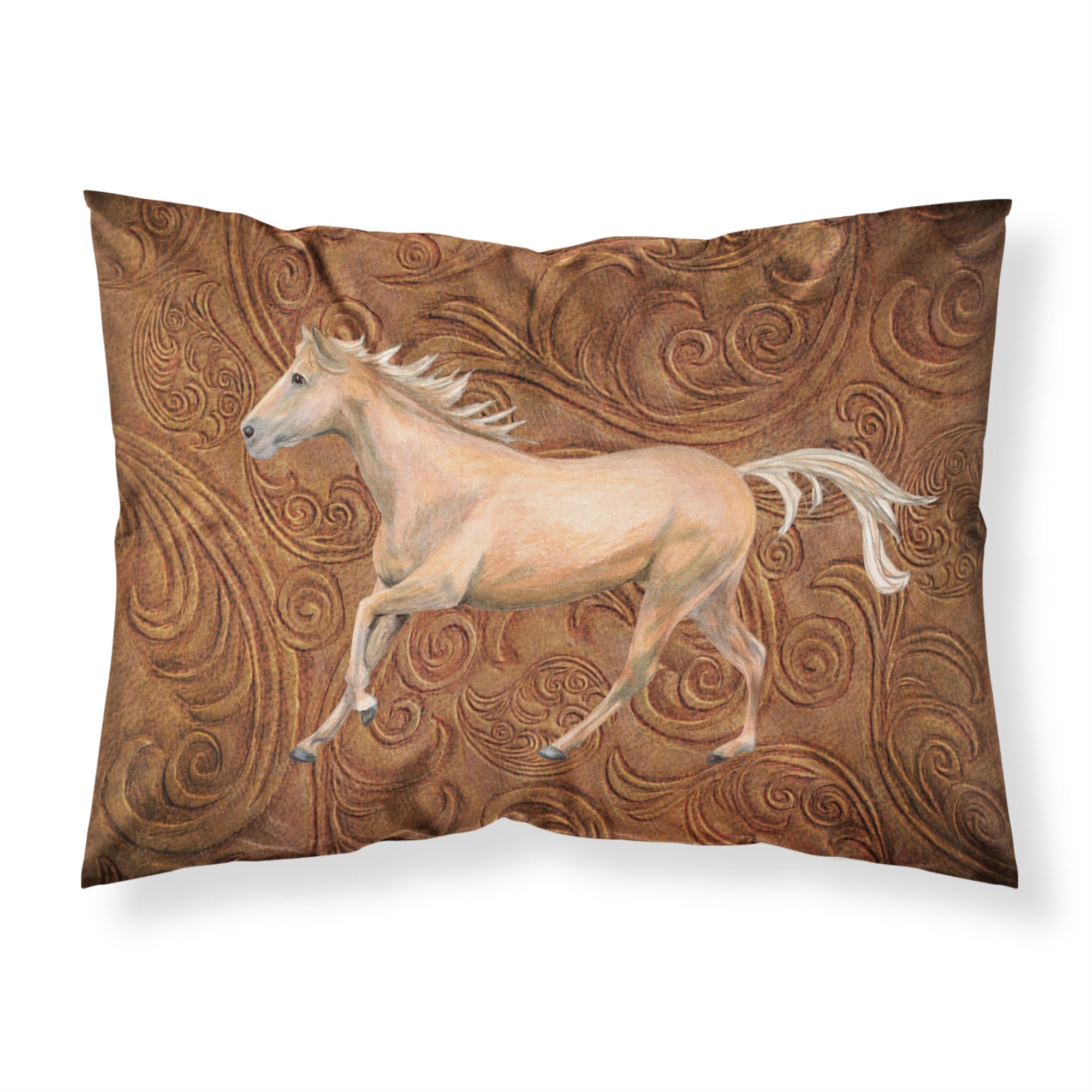 'Caroline'S Treasures Sb3060Pillowcase Horse Moisture Wicking Fabric Standard Pillowcase, Large, Multicolor'