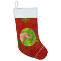 CarolineS Treasures Sb3123Cs Horse Red Snowflakes Holiday Christmas Stocking, 11 X 18 Inch  Inch , Mulitcolor