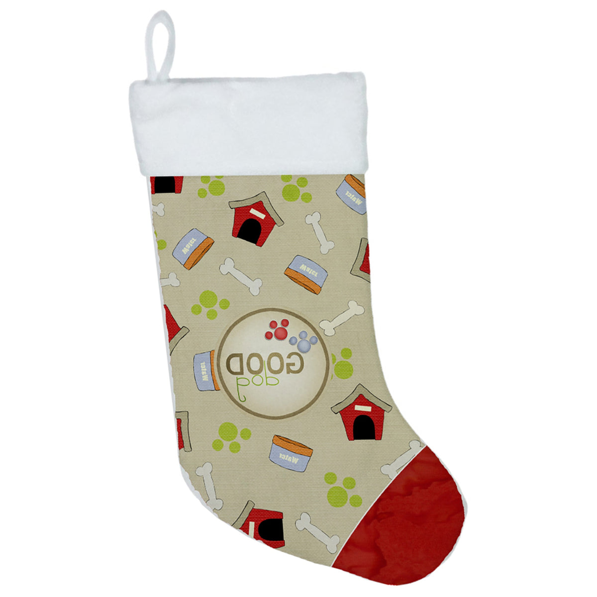 CarolineS Treasures Good Dog Christmas Stocking, 11 X 18 Inch  Inch , Mulitcolor