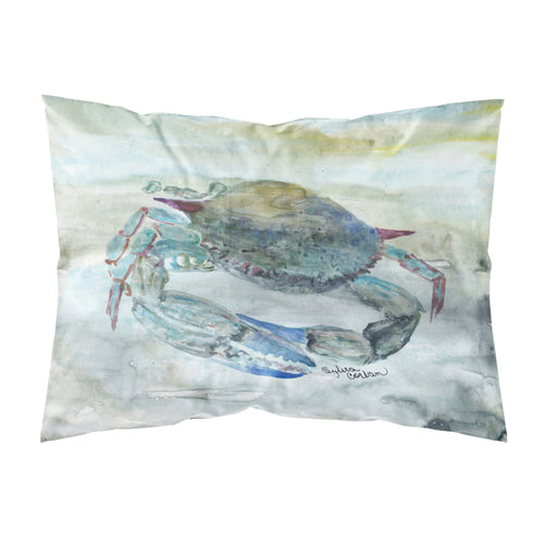 'Caroline'S Treasures Blue Crab Watercolor Fabric Standard Pillowcases, Multicolor'