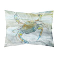 'Caroline'S Treasures Blue Crab #2 Watercolor Fabric Standard Pillowcases, Multicolor'