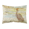 'Caroline'S Treasures Brown Pelican Yellow Sky Fabric Standard Pillowcases, Multicolor'