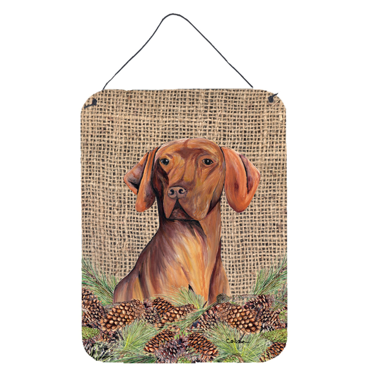CarolineS Treasures Sc9044Ds1216 Vizsla Aluminium Metal Wall Or Door Hanging Prints, 16 Inch  Inch  X 12 Inch  Inch , Multicolor