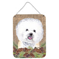 CarolineS Treasures Sc9047Ds1216 Bichon Frise Aluminium Metal Wall Or Door Hanging Prints, 16 Inch  Inch  X 12 Inch  Inch , Multicolor