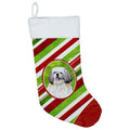 CarolineS Treasures Shih Tzu Candy Cane Holiday Christmas Stocking, 11 X 18 Inch  Inch , Multicolor