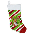 CarolineS Treasures Basenji Candy Cane Holiday Christmas Stocking, 11 X 18 Inch  Inch , Multicolor
